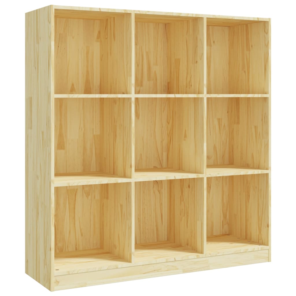 Boekenkast/kamerscherm 104x33,5x110 cm massief grenenhout