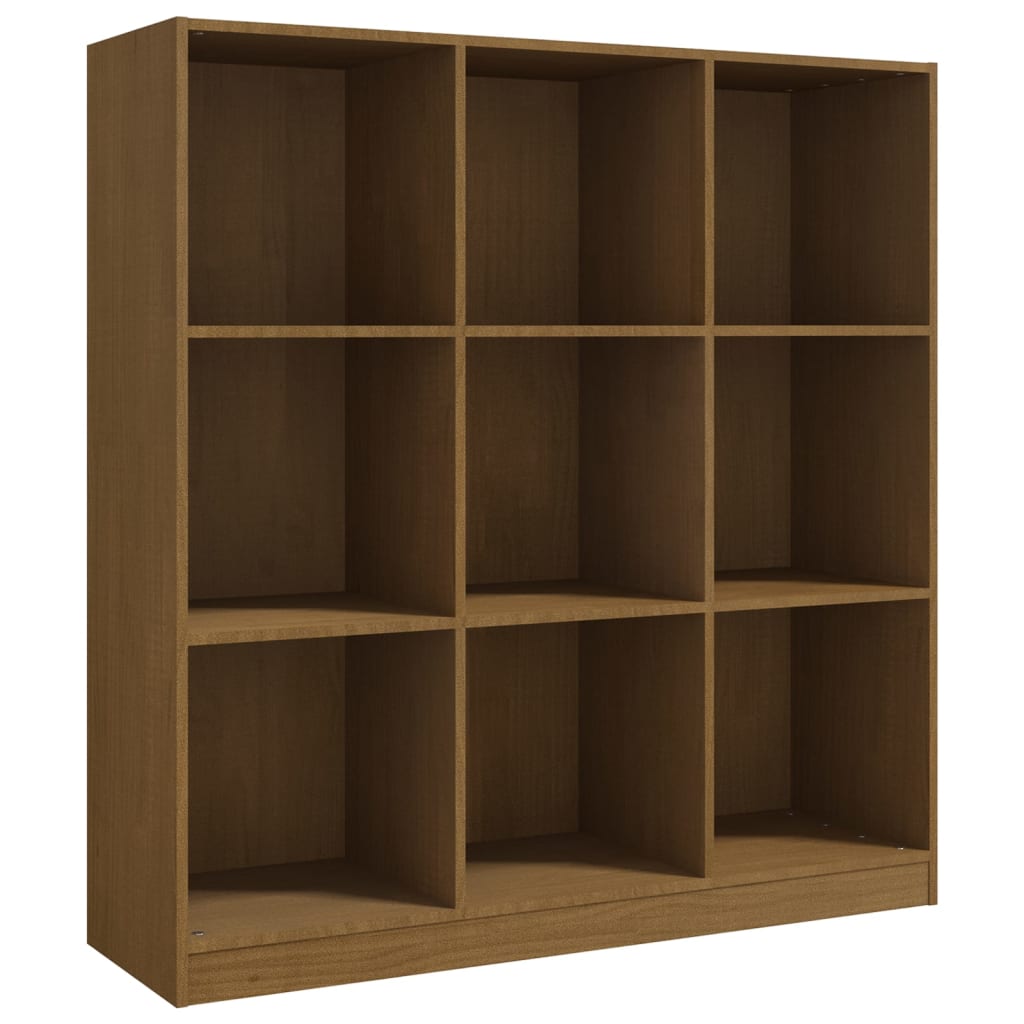 Boekenkast/kamerscherm 104x33,5x110 cm massief grenenhout