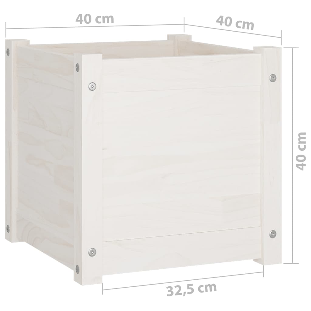 Plantenbak 40x40x40 cm massief grenenhout