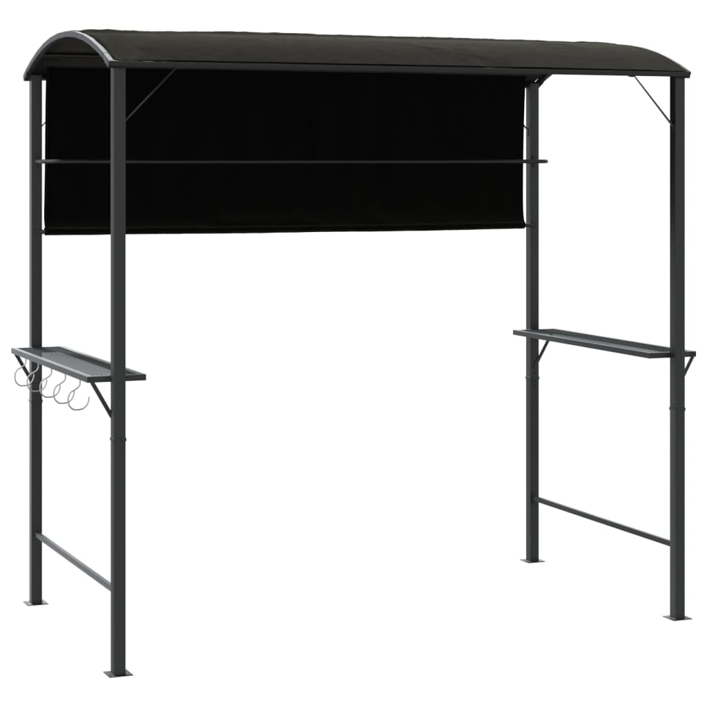 Gazebo avec toit 220x110x200 cm anthracite