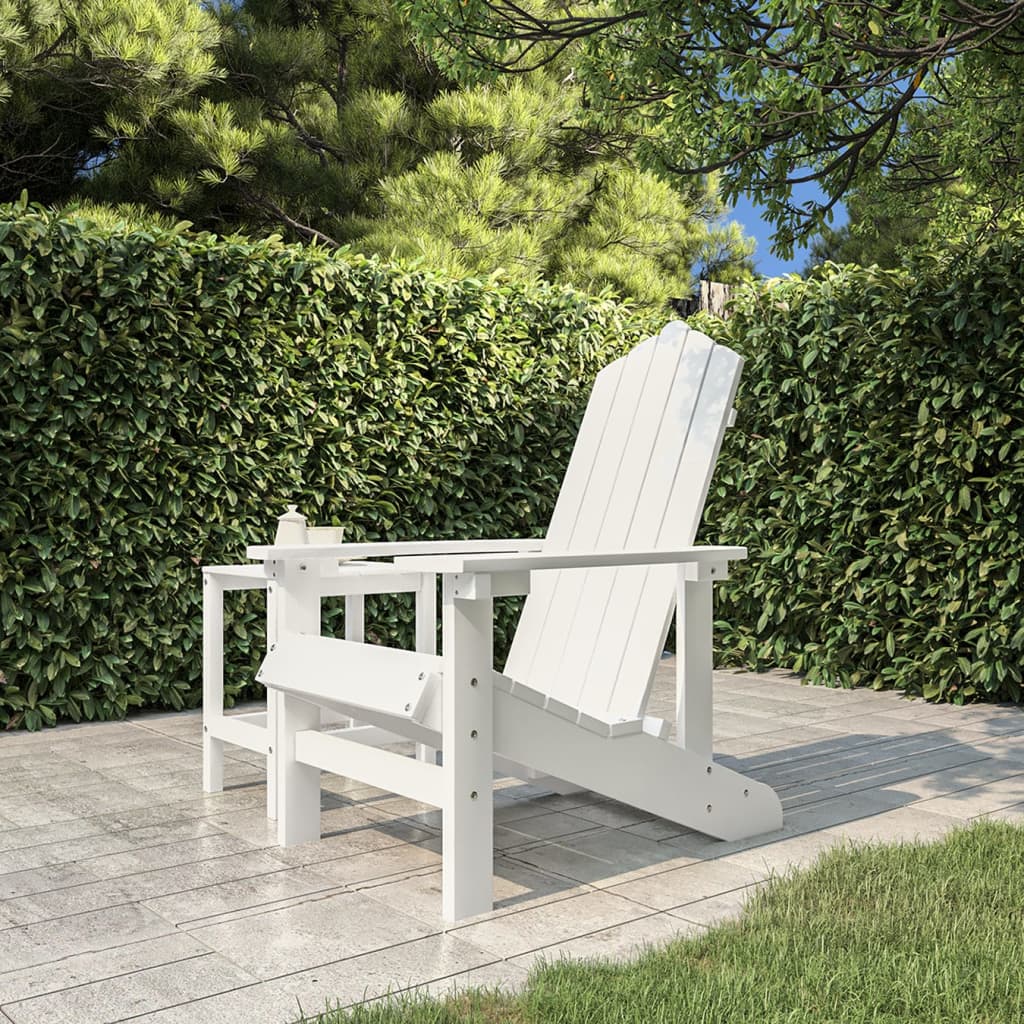 Chaise de jardin Adirondack avec table en PEHD