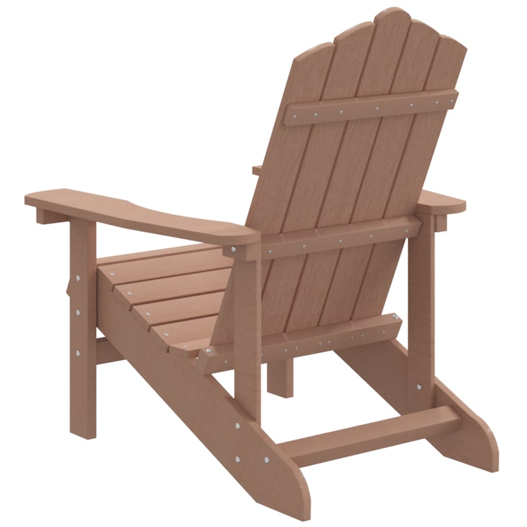 Chaise de jardin Adirondack avec table en PEHD