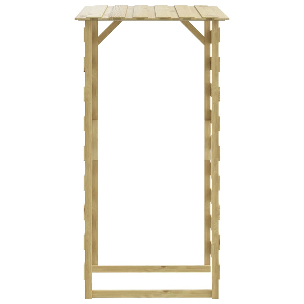 Pergola met dak 100x90x200 cm geïmpregneerd grenenhout