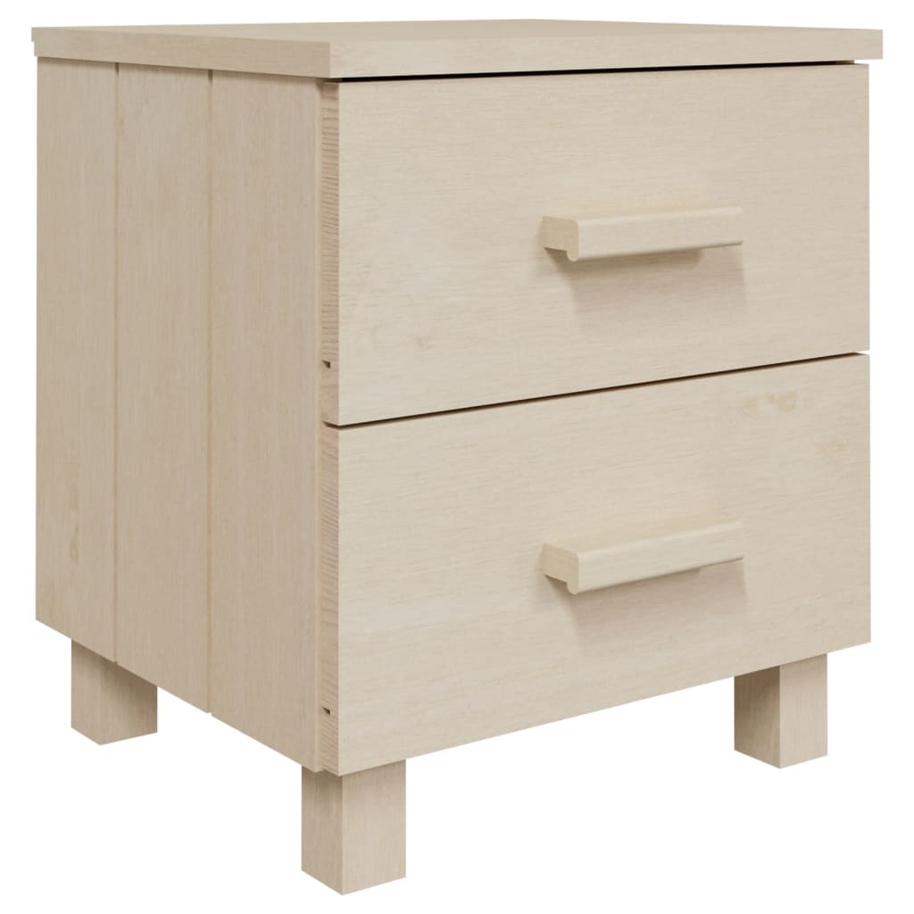 Tables de chevet HAMAR 2 pcs 40x35x44,5 cm bois de pin