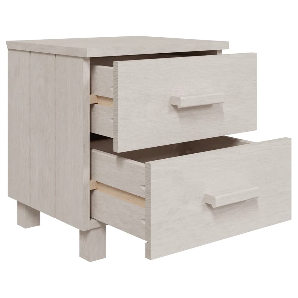 Tables de chevet HAMAR 2 pcs 40x35x44,5 cm bois de pin