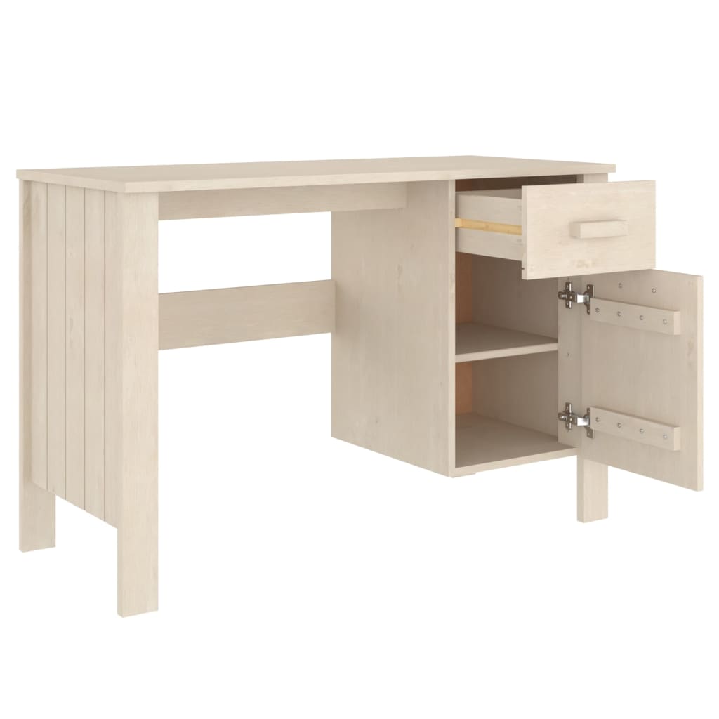 Bureau HAMAR 113x50x75 cm massief grenenhout