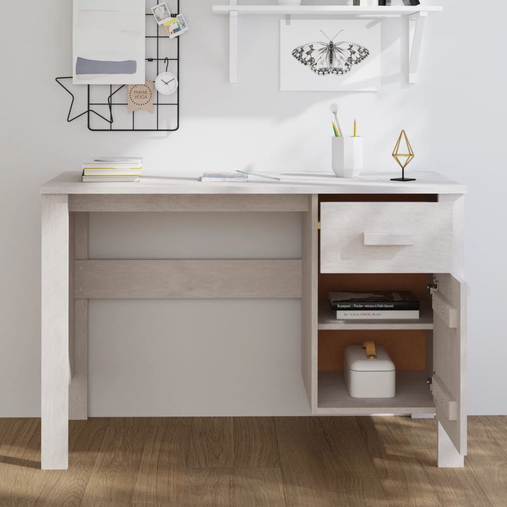 Bureau HAMAR 113x50x75 cm massief grenenhout