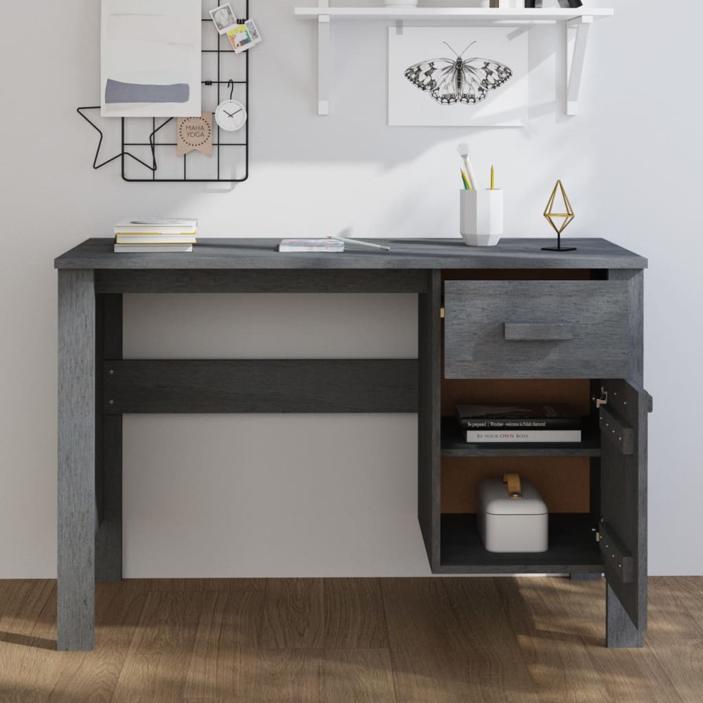 Bureau HAMAR 113x50x75 cm massief grenenhout