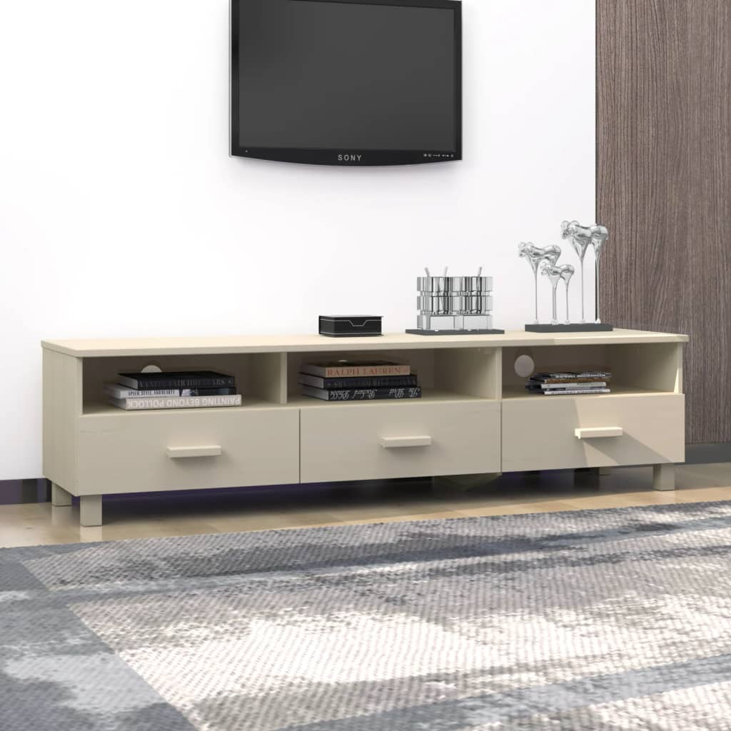 Tv-meubel HAMAR 158x40x40 cm massief grenenhout