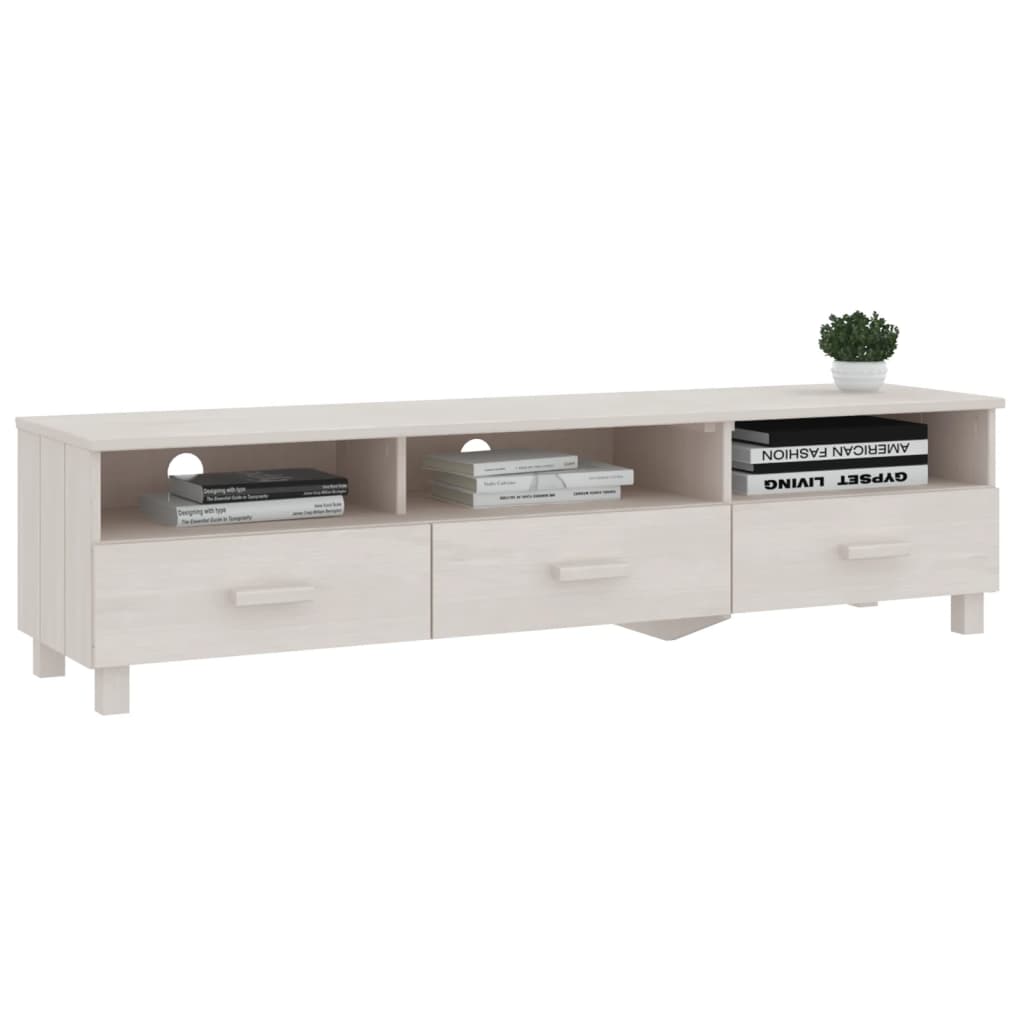 Tv-meubel HAMAR 158x40x40 cm massief grenenhout