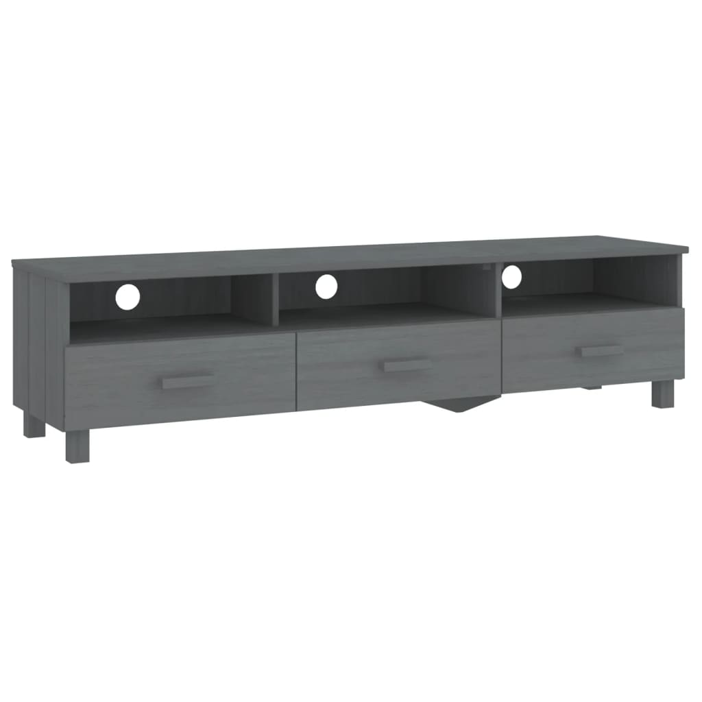 Tv-meubel HAMAR 158x40x40 cm massief grenenhout