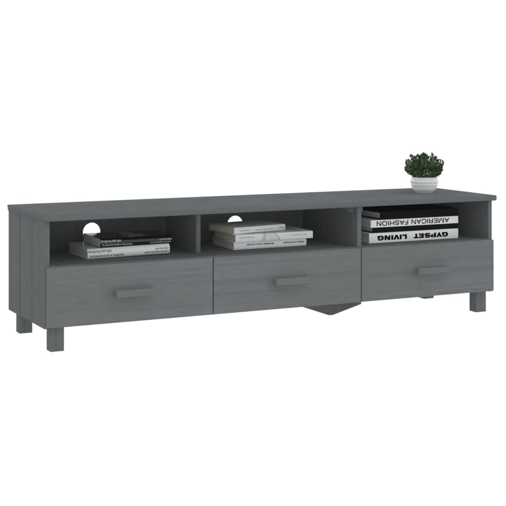 Tv-meubel HAMAR 158x40x40 cm massief grenenhout