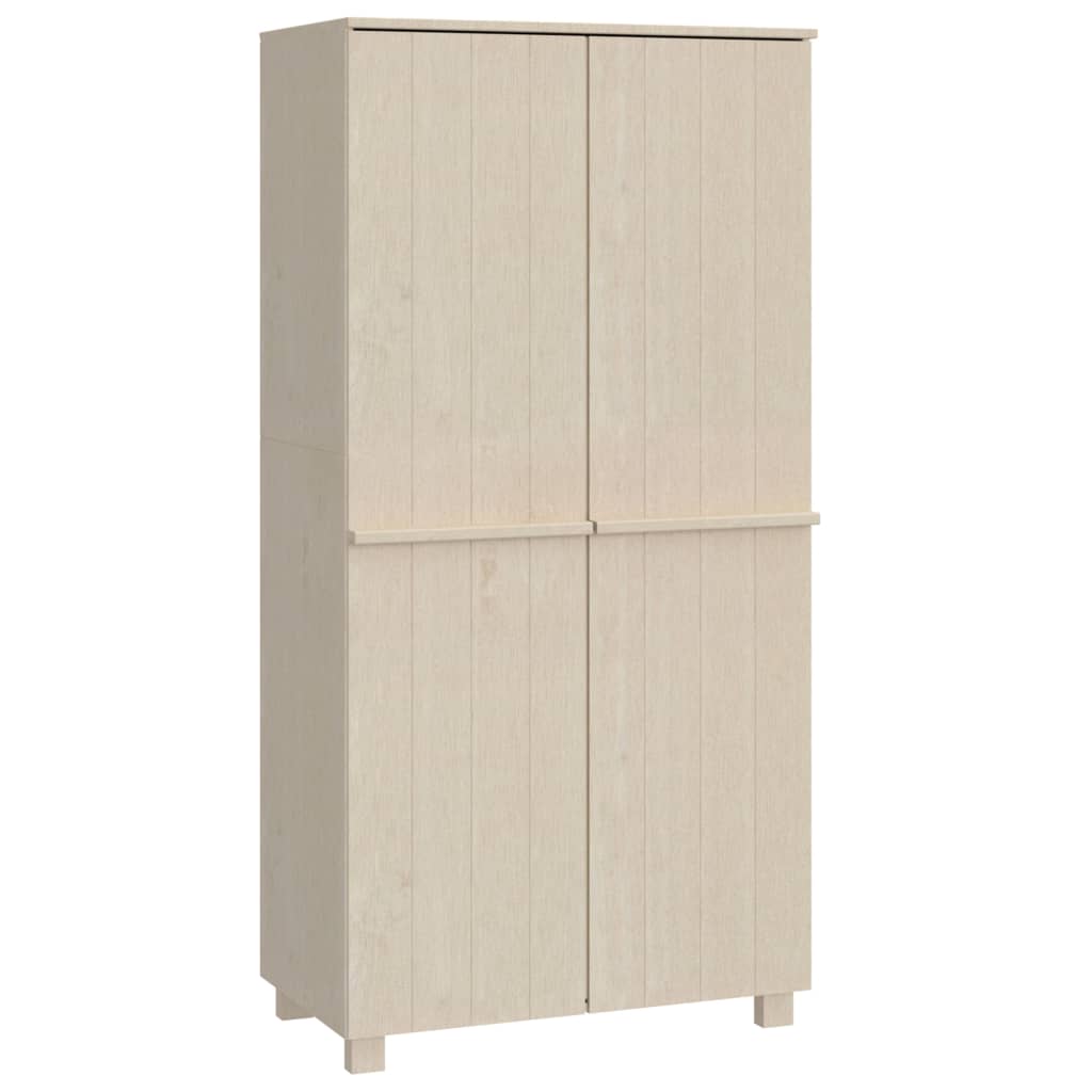 Armoire HAMAR 89x50x180 cm en bois de pin massif