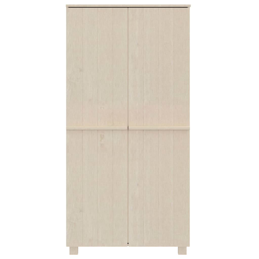 Armoire HAMAR 89x50x180 cm en bois de pin massif