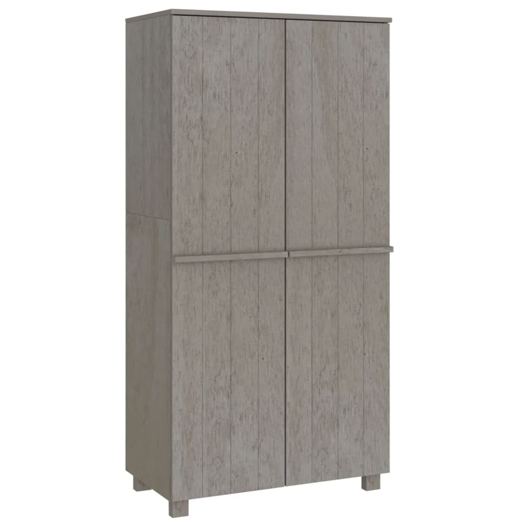 Armoire HAMAR 89x50x180 cm en bois de pin massif