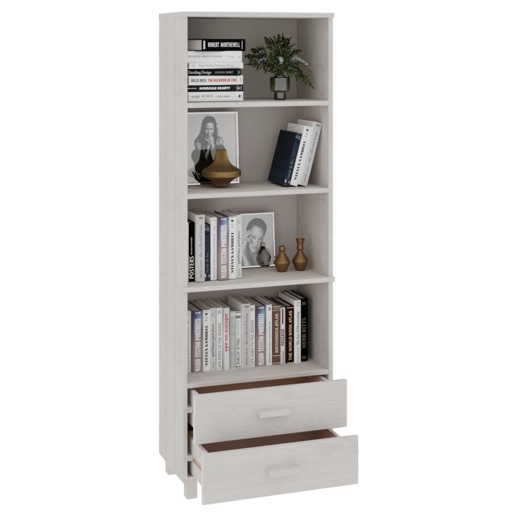 Armoire haute HAMAR 60x35x180 cm en pin massif