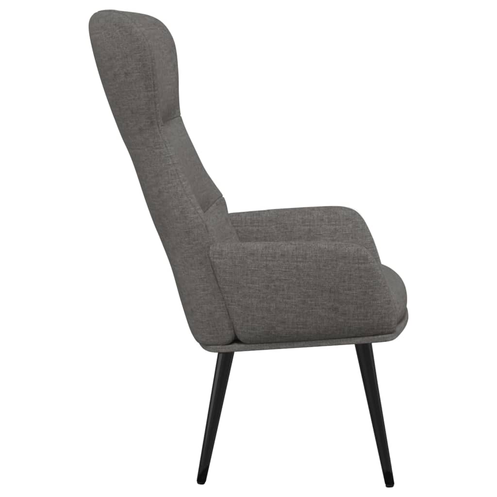 Fauteuil relax avec repose-pieds en tissu