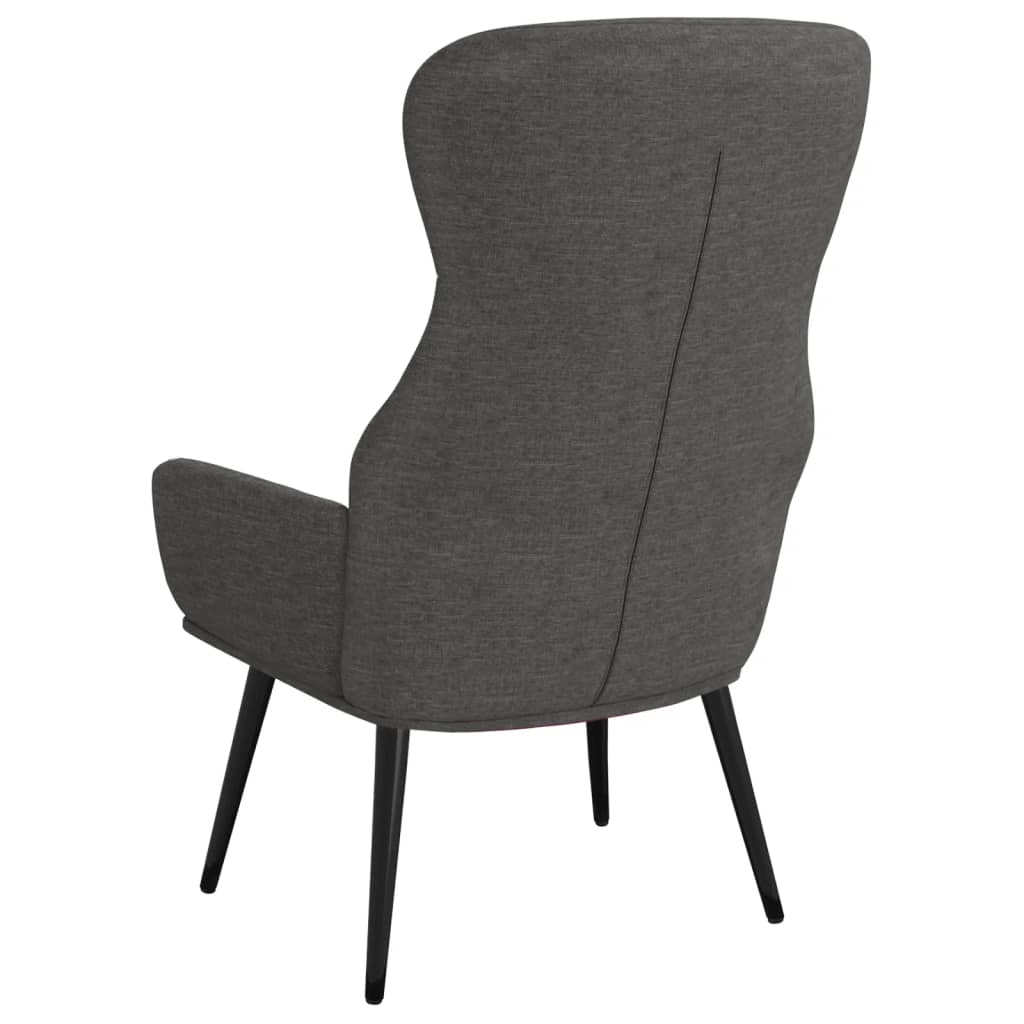 Fauteuil relax tissu gris clair