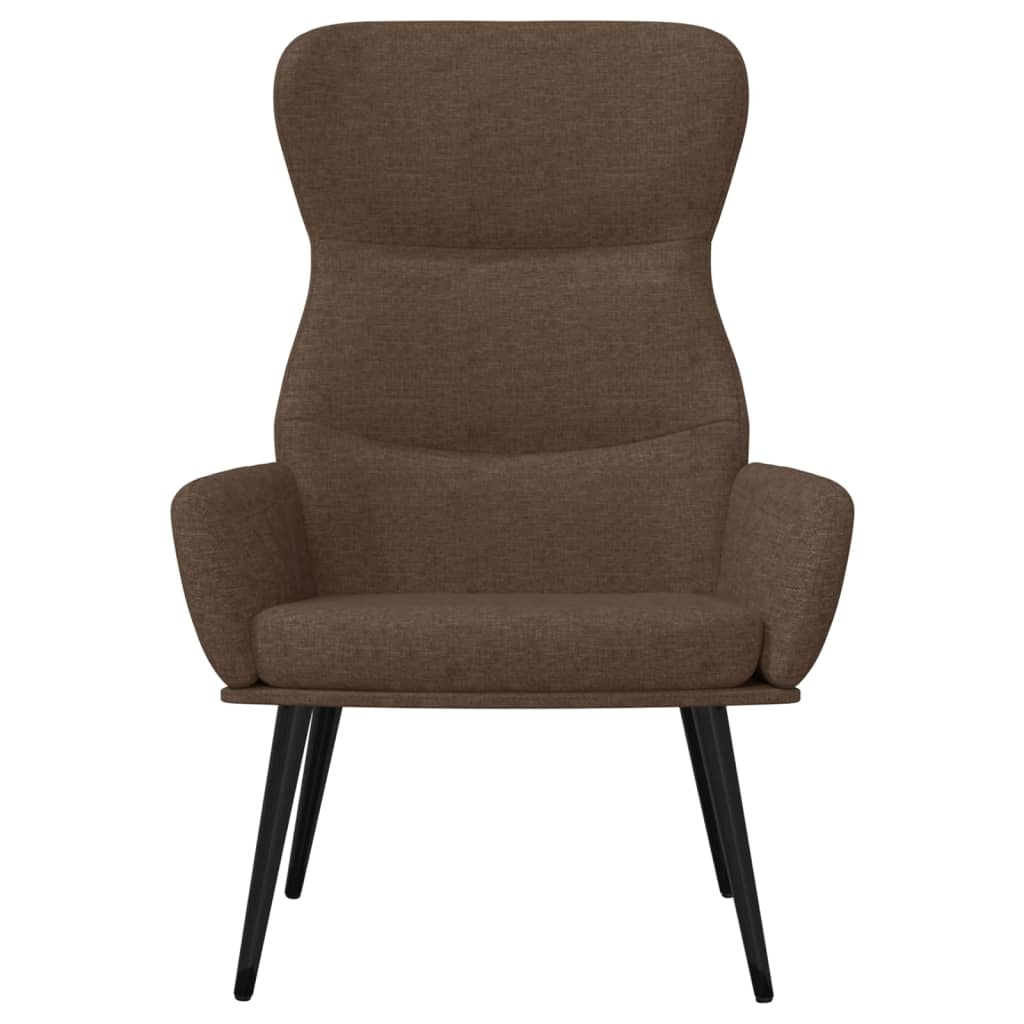 Fauteuil relax tissu gris clair