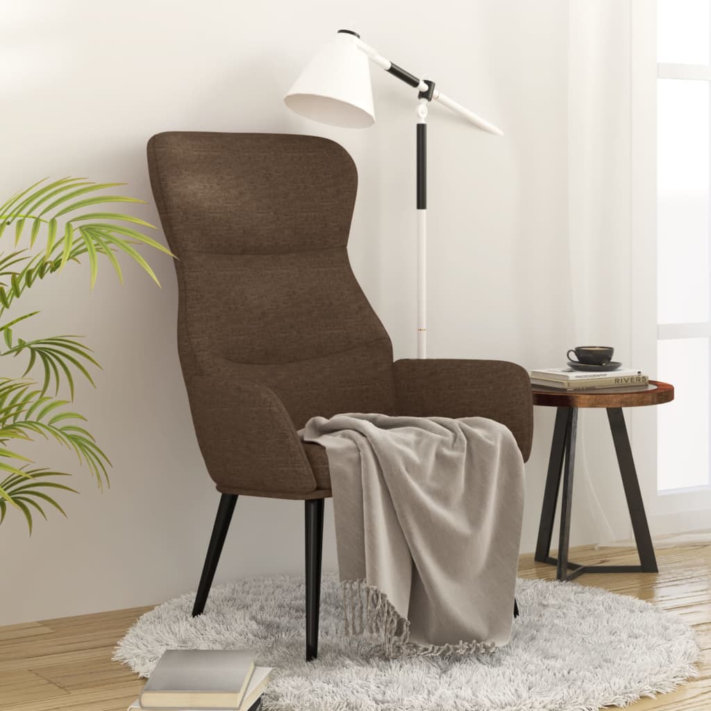 Fauteuil relax tissu gris clair