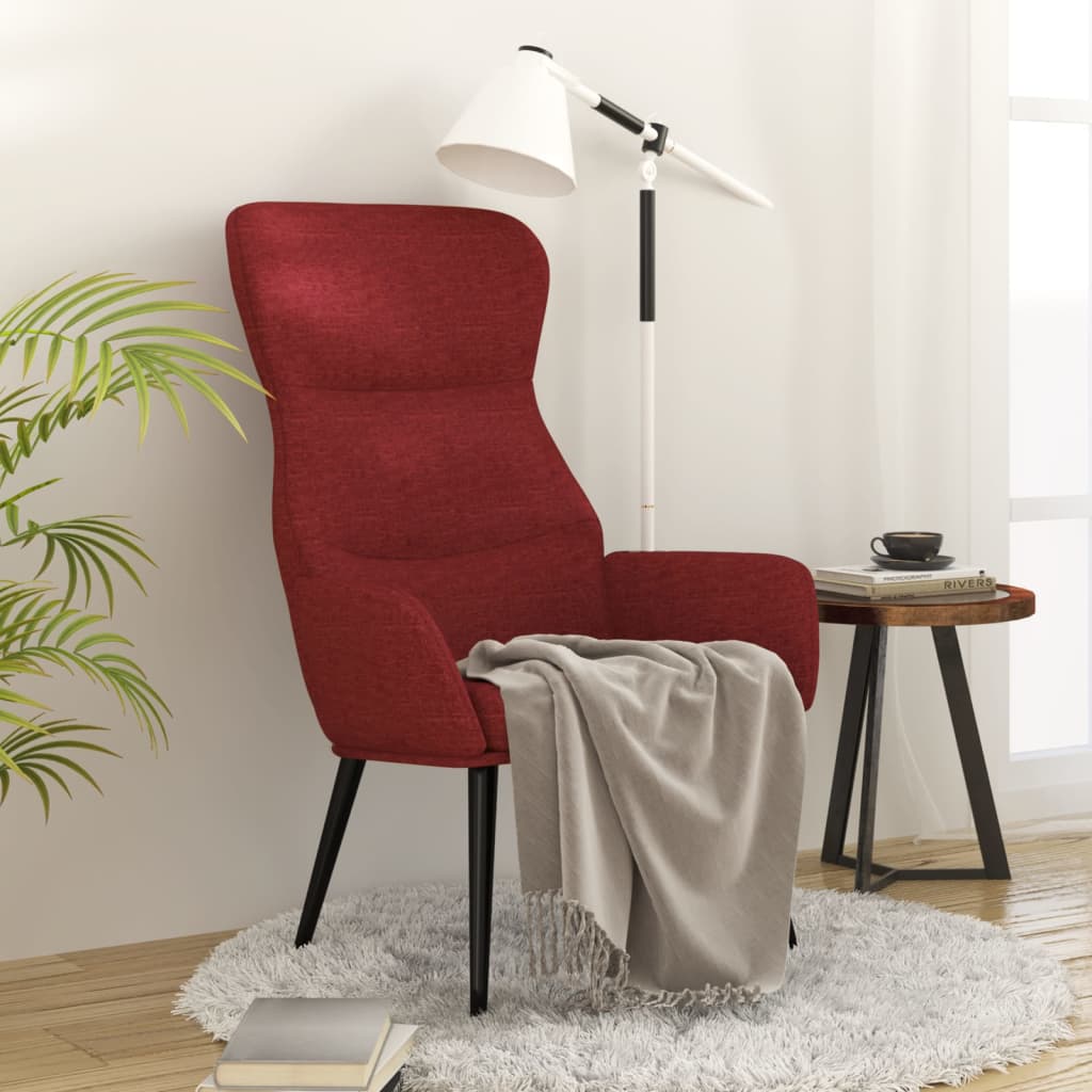 Fauteuil relax tissu gris clair