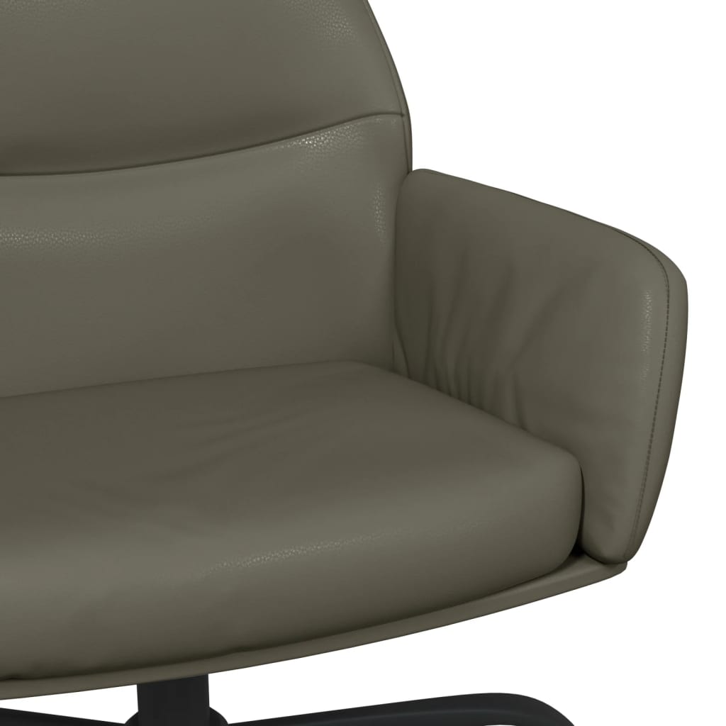 Fauteuil relax simili cuir noir