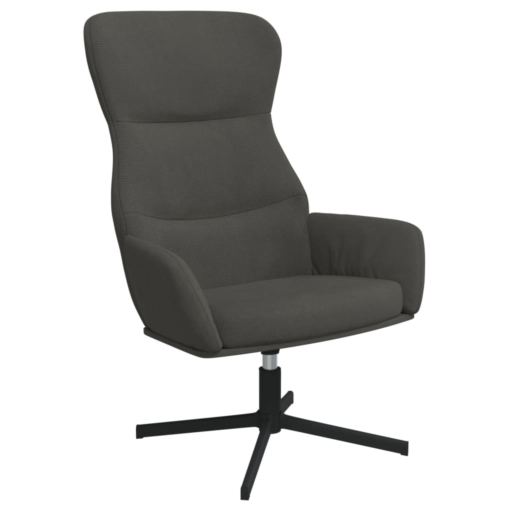 Fauteuil relax avec repose-pieds en velours