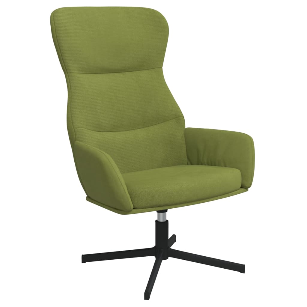 Fauteuil relax avec repose-pieds en velours