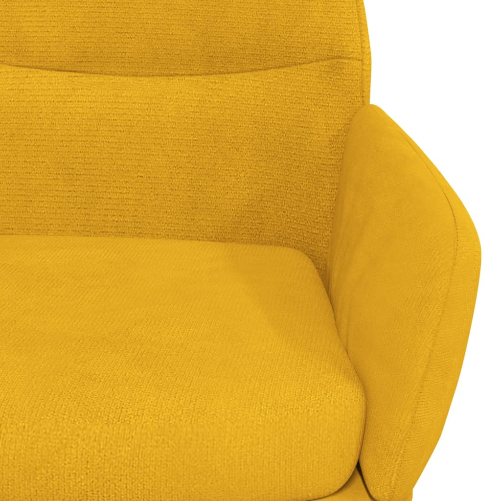 Fauteuil de relaxation avec repose-pieds en velours