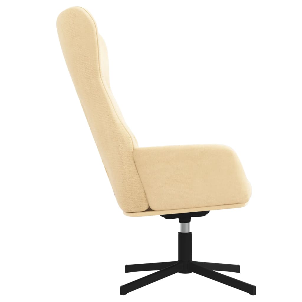 Fauteuil de relaxation avec repose-pieds en velours