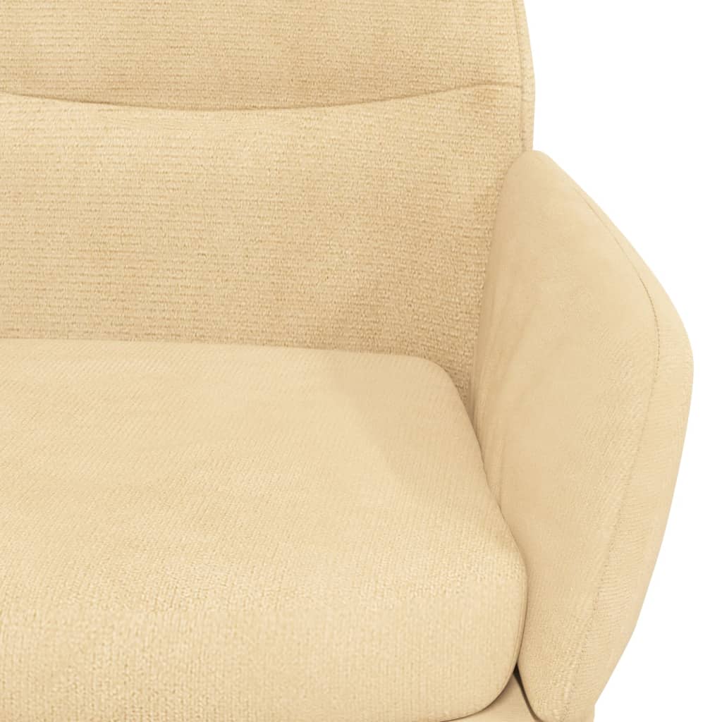 Fauteuil de relaxation avec repose-pieds en velours