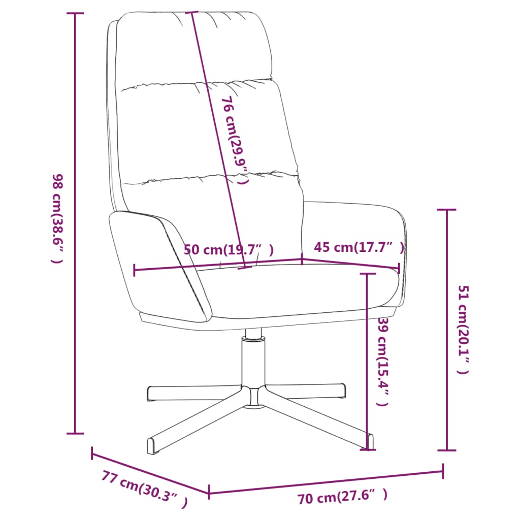 Fauteuil relax tissu rouge vin