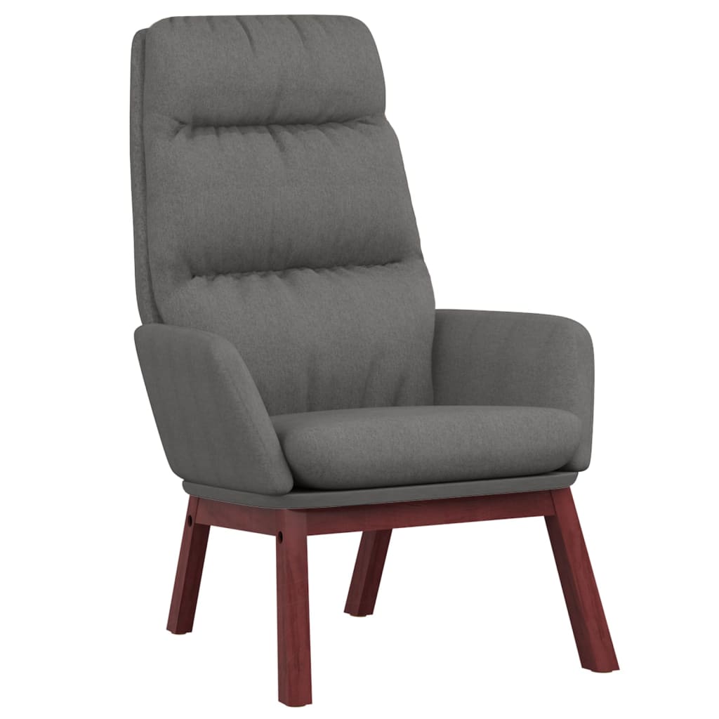 Fauteuil relax tissu marron