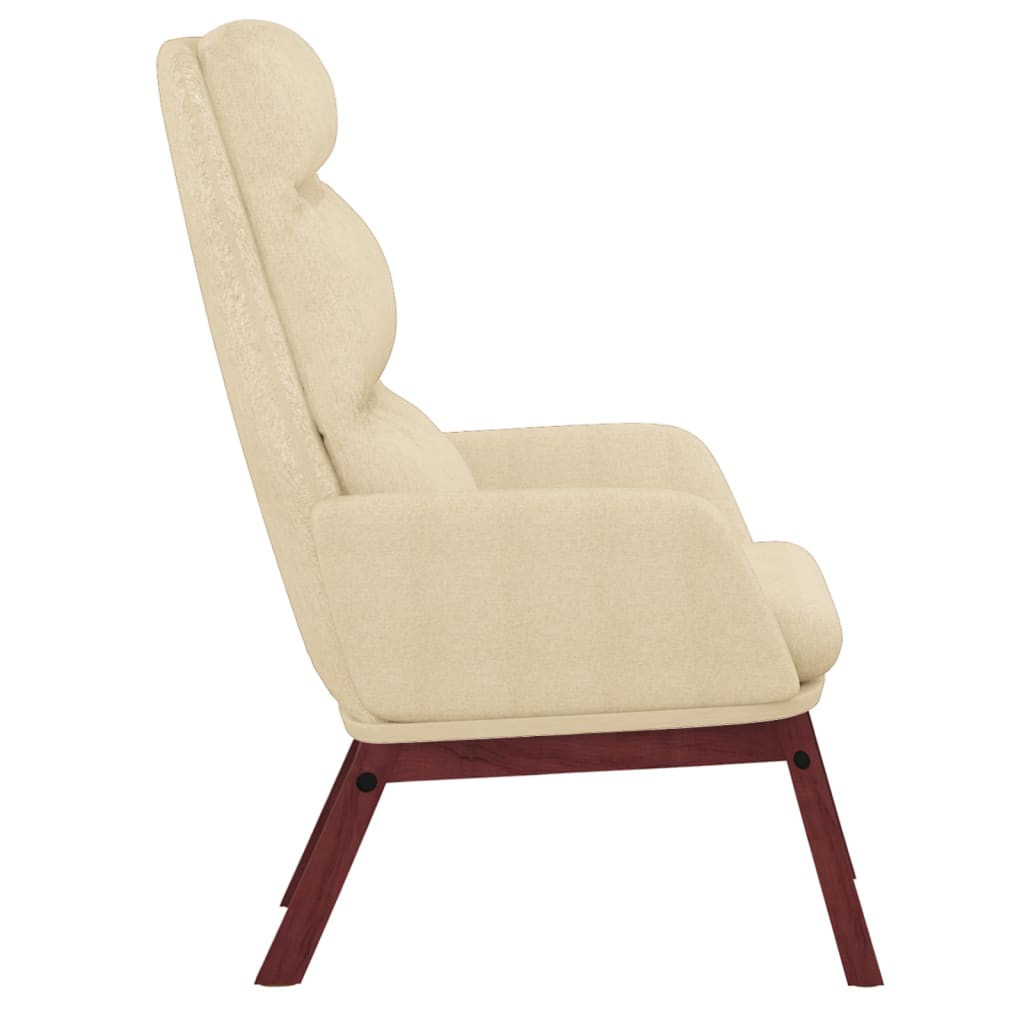 Fauteuil relax tissu marron