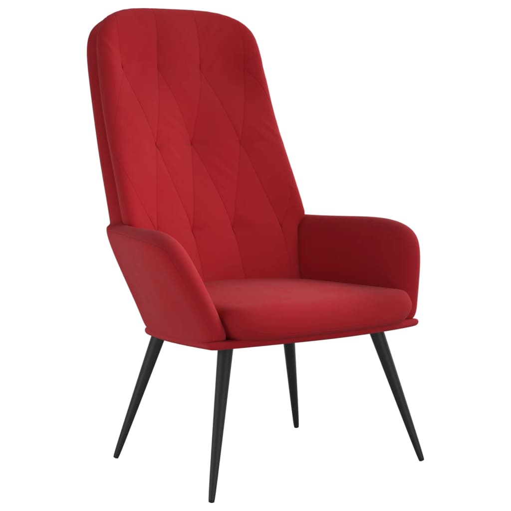 Fauteuil relax velours