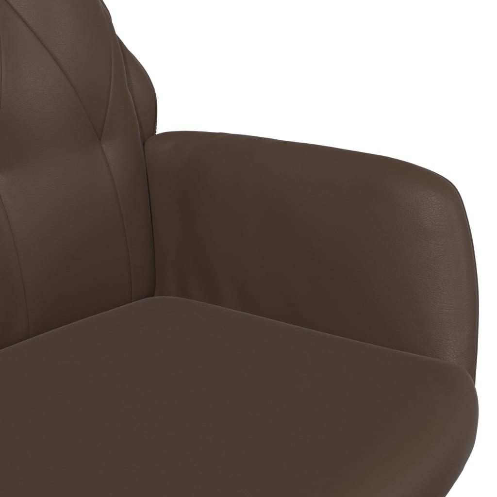 Fauteuil relax simili cuir noir