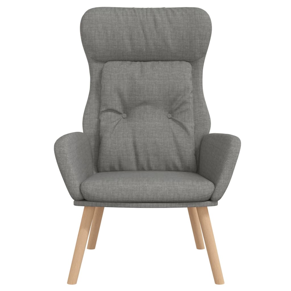 Fauteuil relax tissu vert foncé