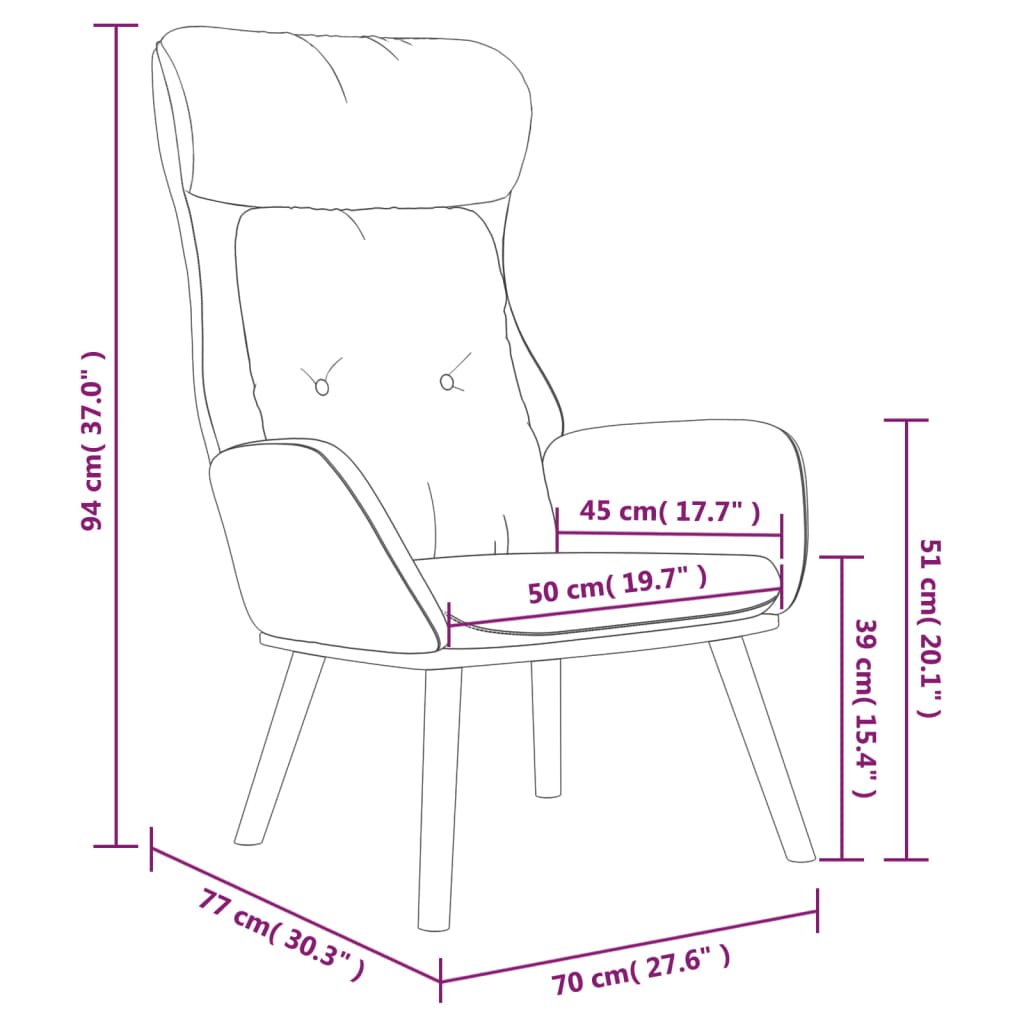 Fauteuil relax tissu vert foncé