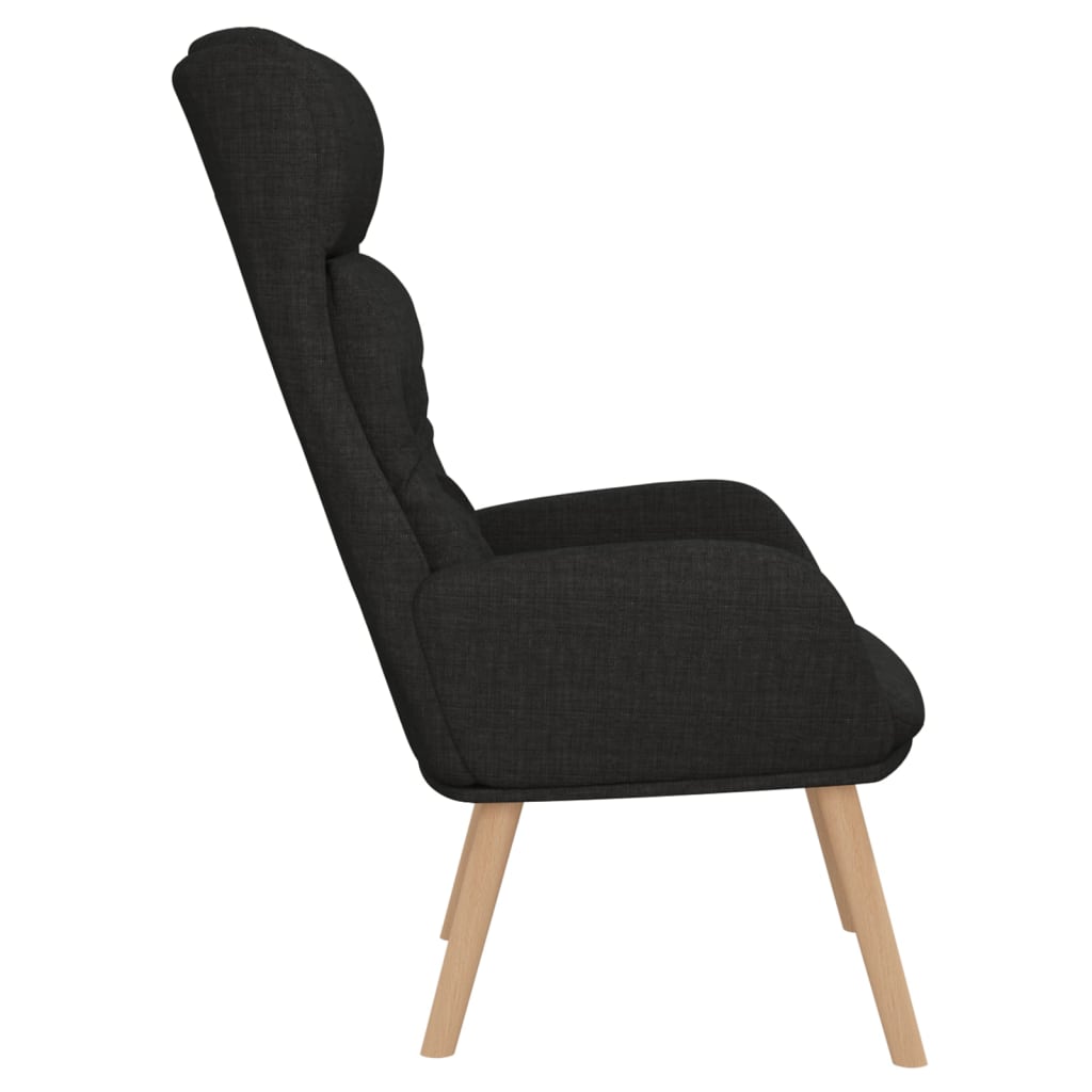 Fauteuil relax avec repose-pieds en tissu