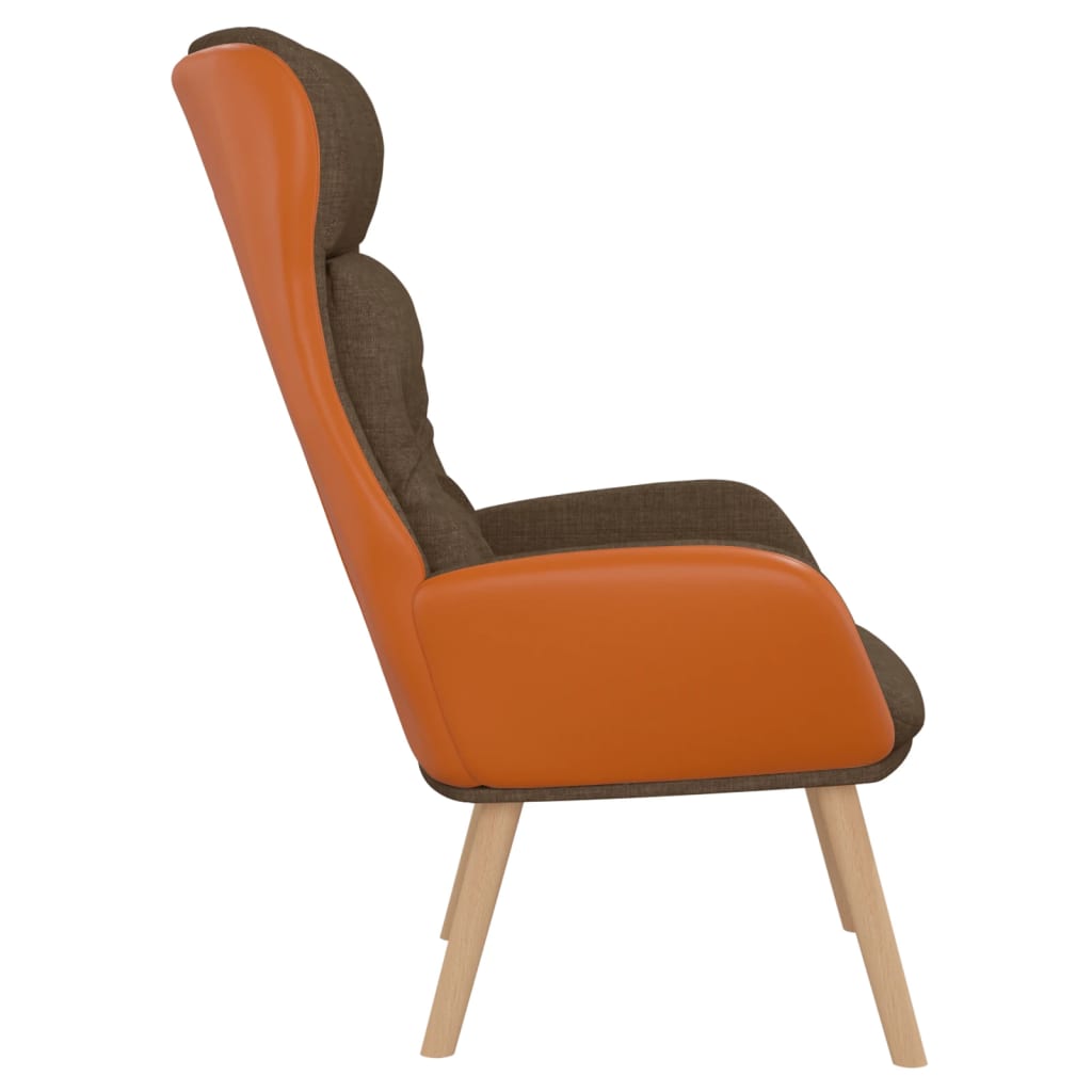 Fauteuil relax tissu et PVC