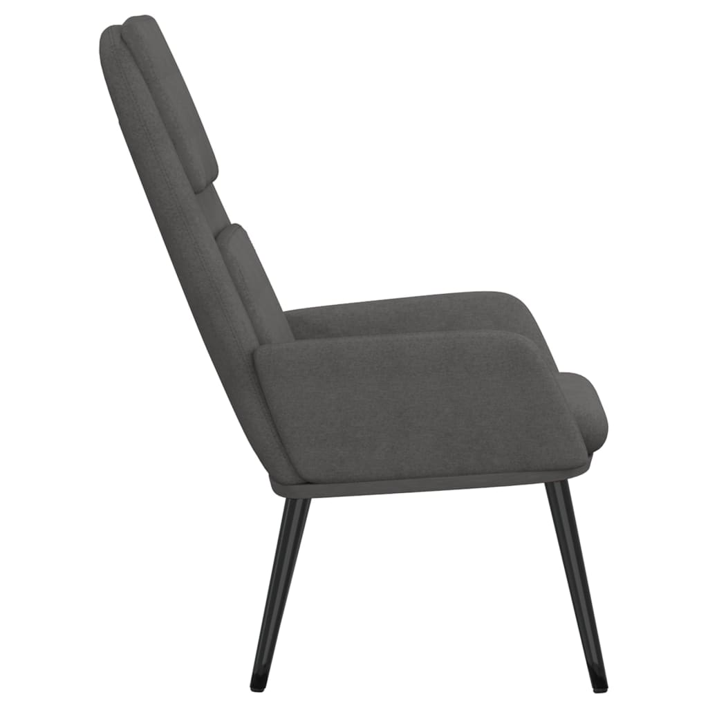 Fauteuil relax avec repose-pieds en tissu