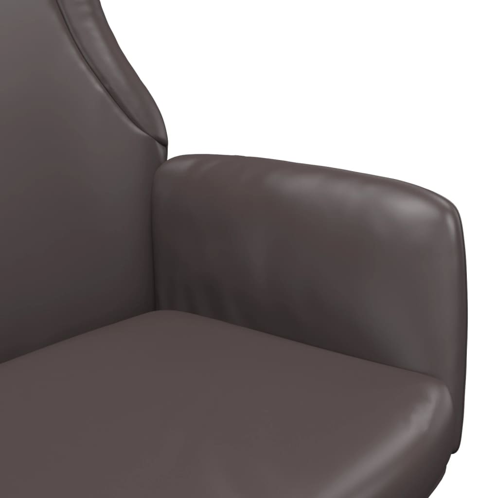 Fauteuil relax simili cuir noir