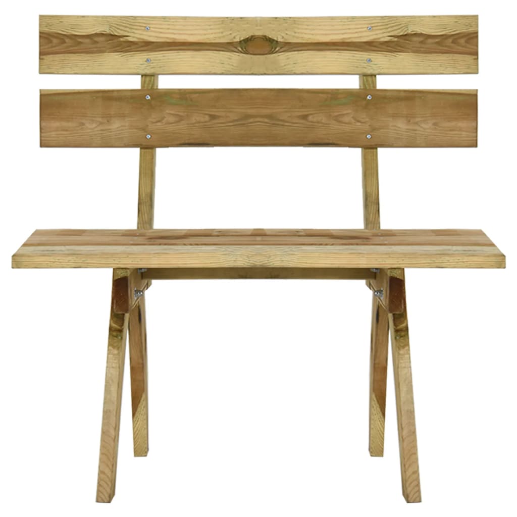 Banc de jardin 110 cm bois de pin imprégné