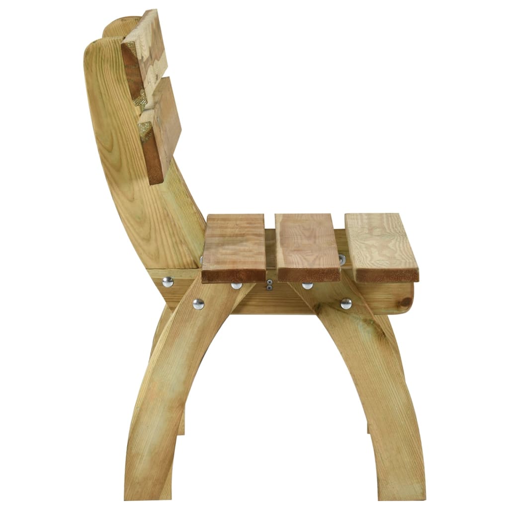 Banc de jardin 110 cm bois de pin imprégné