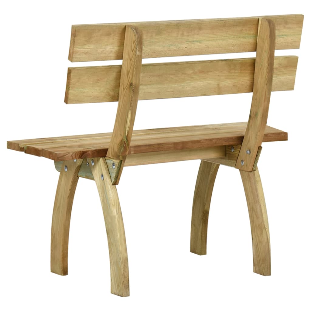 Banc de jardin 110 cm bois de pin imprégné