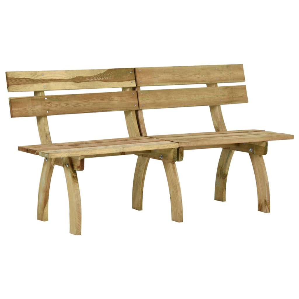 Banc de jardin 110 cm bois de pin imprégné