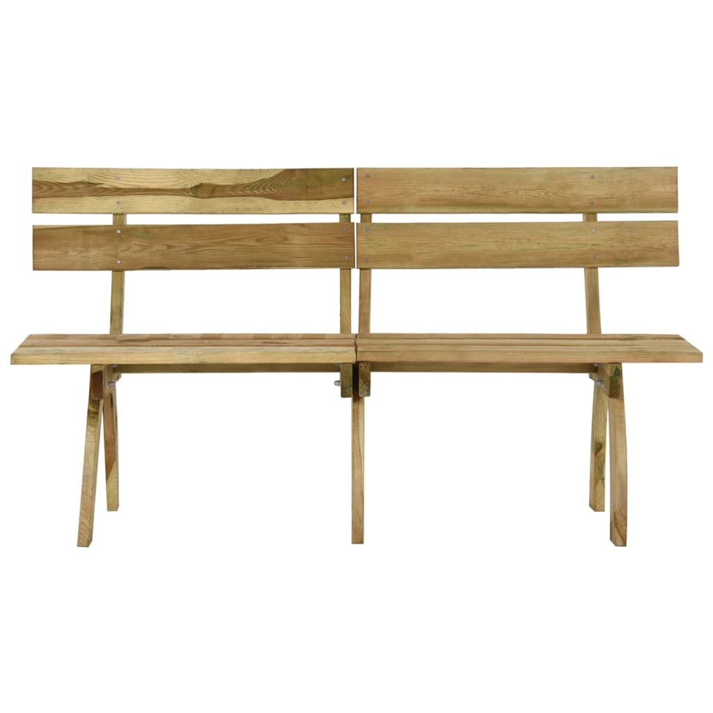 Banc de jardin 110 cm bois de pin imprégné