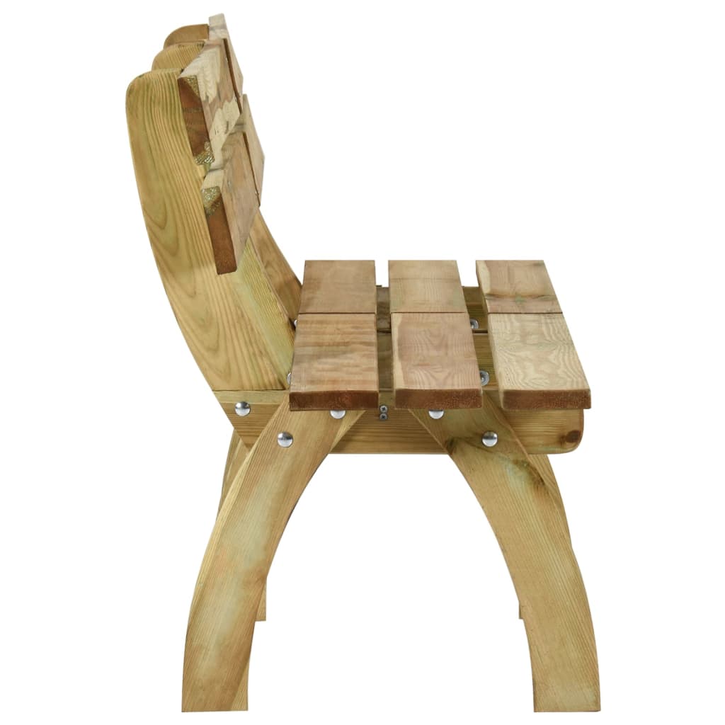 Banc de jardin 110 cm bois de pin imprégné