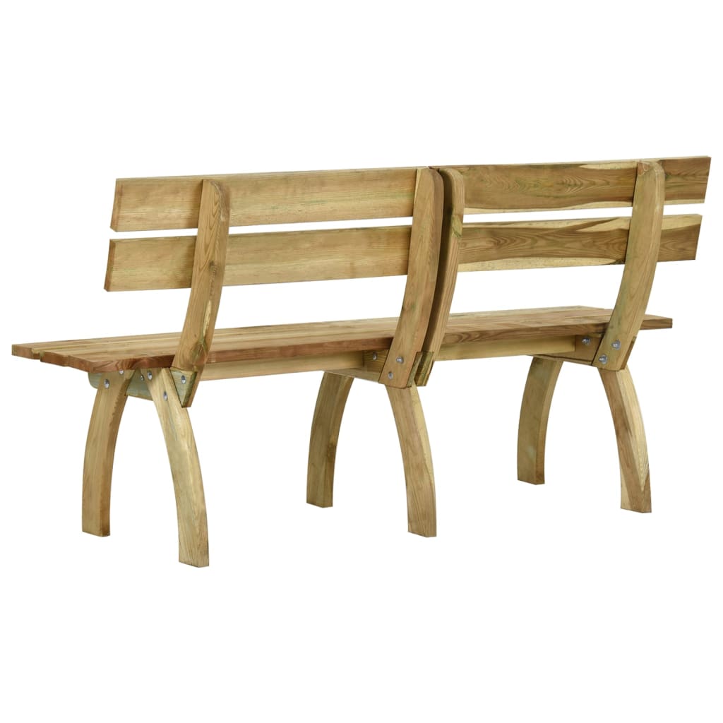 Banc de jardin 110 cm bois de pin imprégné