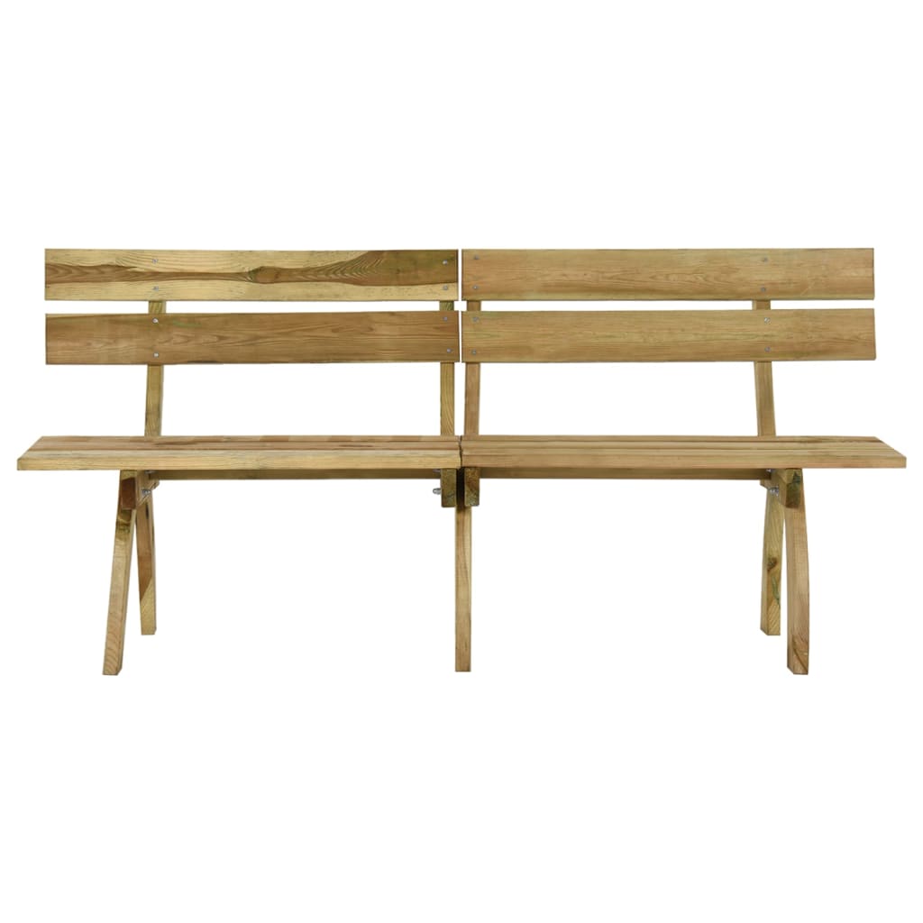 Banc de jardin 110 cm bois de pin imprégné